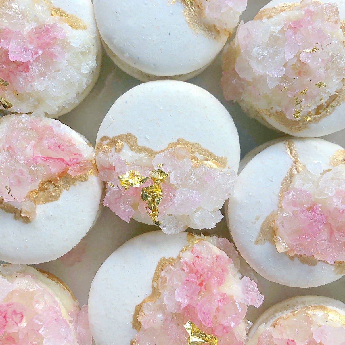 Geode Macarons Crème & Sucré